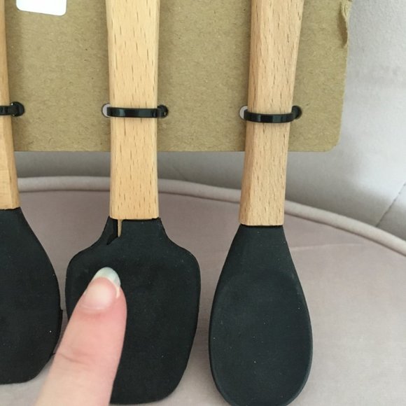Rae Dunn mini utensil set of 3 spatulas and spoon nwt *PLEASE READ* - Picture 2 of 5